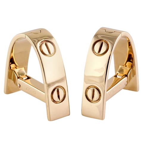 cartier love cufflinks.